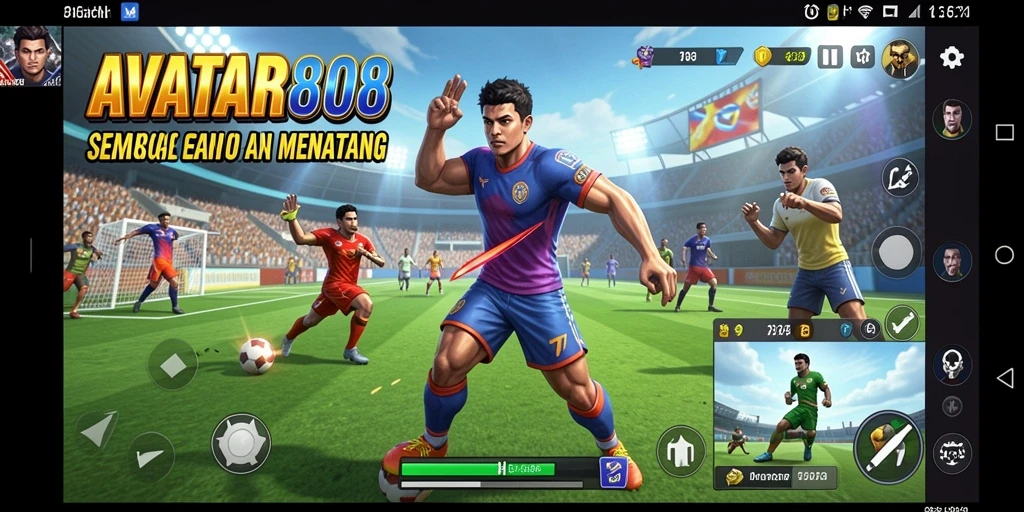 Tampilan gameplay olahraga yang seru dan kompetitif di AVATAR808.