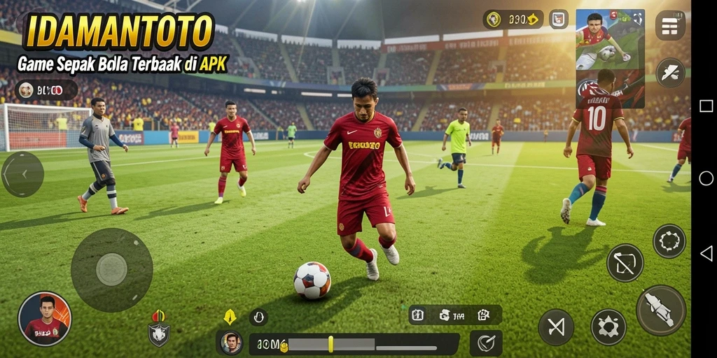 Tampilan gameplay seru dari IDAMANTOTO saat bertanding.