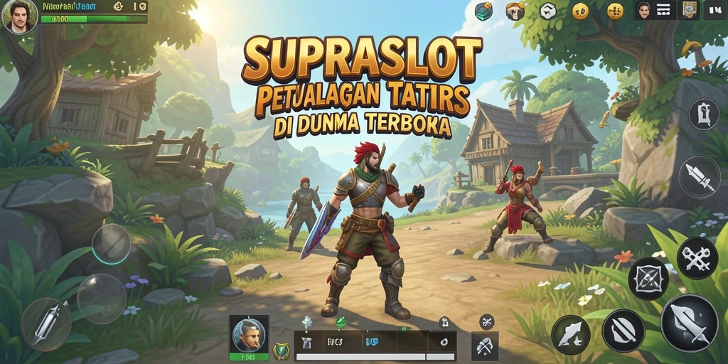 Tampilan menakjubkan dari gameplay di dunia terbuka SUPRASLOT.