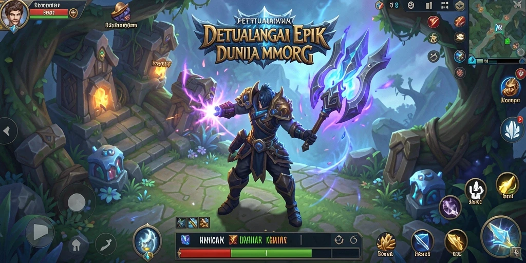 Tangkapan layar permainan T6 yang menunjukkan aksi pertarungan MMORPG yang mendebarkan.